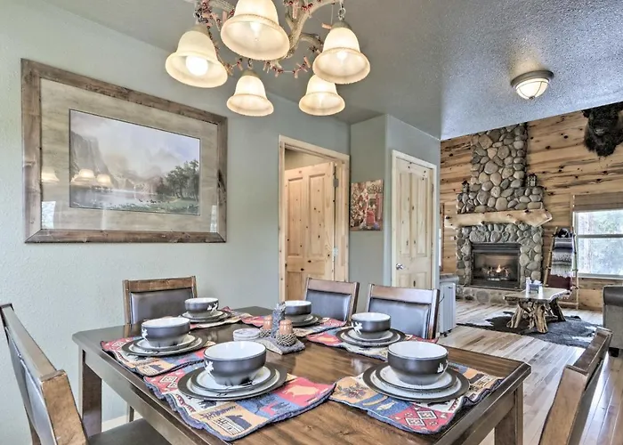 Fire Pit + Game Room: Heber-overgaard Cabin! Dom wakacyjny Heber