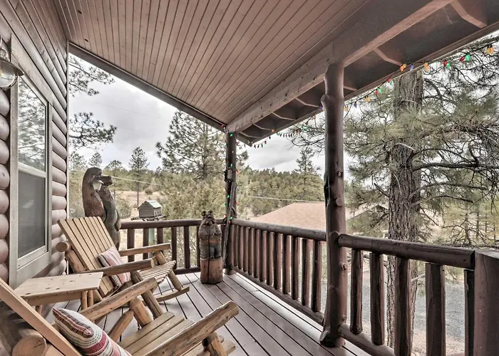 Fire Pit + Game Room: Heber-overgaard Cabin! Dom wakacyjny *