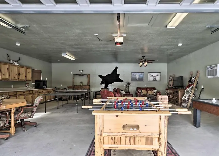 Fire Pit + Game Room: Heber-overgaard Cabin! Dom wakacyjny *